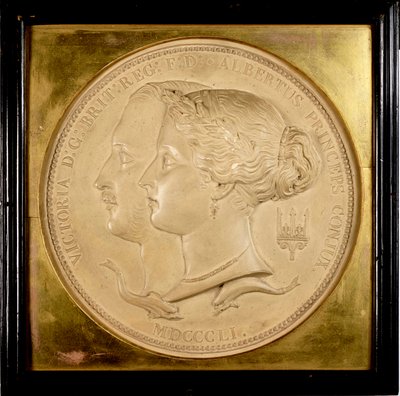Modello per medaglie ufficiali del premio della Grande Esposizione, 1851 da William Wyon